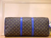 Load image into Gallery viewer, LOUIS KEEPALL BANDOULIERE MACASSAR 50 (BLUE)