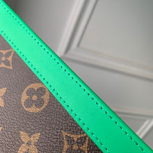 Load image into Gallery viewer, LOUIS MONOGRAM POUCH (BROWN AND GREEN)