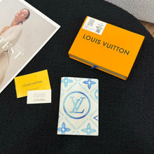 Load image into Gallery viewer, LOUIS BY THE POOL PASSPORT HOLDER (BLUE)