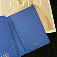 Load image into Gallery viewer, LOUIS VACATION PASSPORT HOLDER (BLUE)
