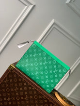 Load image into Gallery viewer, LOUIS MONOGRAM POUCH (GREEN)