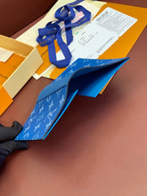 Load image into Gallery viewer, LOUIS MONOGRAM PASSPORT HOLDER (BLUE)