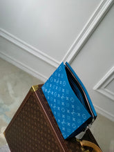 Load image into Gallery viewer, LOUIS MONOGRAM POUCH (BLUE)