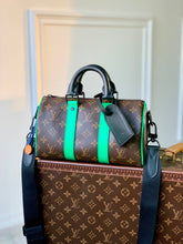 Load image into Gallery viewer, LOUIS X VIRGIL KEEPALL BANDOULIERE MONOGRAM MACASSAR 25 (GREEN)