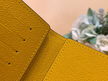 Load image into Gallery viewer, LOUIS MONOGRAM PASSPORT HOLDER LEATHER (YELLOW)