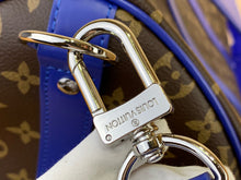 Load image into Gallery viewer, LOUIS KEEPALL BANDOULIERE MACASSAR 50 (BLUE)