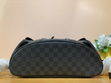 Load image into Gallery viewer, LOUIS CHRISTOPHER MM CHECKERED BACKPACK (BLACK)