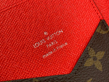 Load image into Gallery viewer, LOUIS MONOGRAM PASSPORT HOLDER LEATHER (RED)