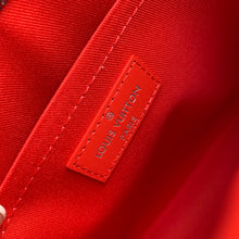 Load image into Gallery viewer, LOUIS MONOGRAM POUCH (BROWN AND RED)