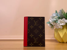 Load image into Gallery viewer, LOUIS MONOGRAM PASSPORT HOLDER LEATHER (RED)