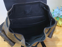 Load image into Gallery viewer, LOUIS CHRISTOPHER MM MONOGRAM BACKPACK (BROWN)