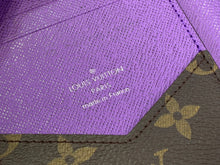 Load image into Gallery viewer, LOUIS MONOGRAM PASSPORT HOLDER LEATHER (PURPLE)