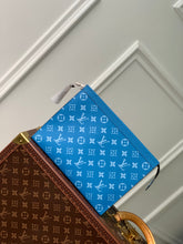 Load image into Gallery viewer, LOUIS MONOGRAM POUCH (BLUE)
