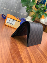 Load image into Gallery viewer, LOUIS CLASSIC DAMIER GRAPHITE PASSPORT HOLDER (BLACK)