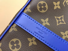 Load image into Gallery viewer, LOUIS KEEPALL BANDOULIERE MACASSAR 50 (BLUE)