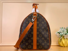 Load image into Gallery viewer, LOUIS KEEPALL BANDOULIERE MACASSAR 50 (ORANGE)