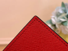 Load image into Gallery viewer, LOUIS MONOGRAM PASSPORT HOLDER LEATHER (RED)