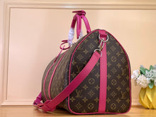 Load image into Gallery viewer, LOUIS KEEPALL BANDOULIERE MACASSAR 50 (PINK)
