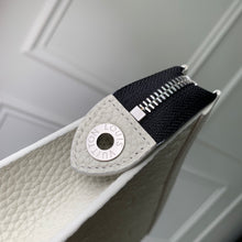 Load image into Gallery viewer, LOUIS EMBOSSED MONOGRAM POUCH (WHITE)