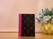 Load image into Gallery viewer, LOUIS MONOGRAM PASSPORT HOLDER LEATHER (PINK)