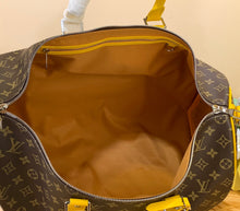 Load image into Gallery viewer, LOUIS KEEPALL BANDOULIERE MACASSAR 50 (YELLOW)