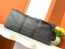 Load image into Gallery viewer, LOUIS KEEPALL BANDOULIERE 50 MONOGRAM (BLACK)