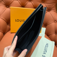 Load image into Gallery viewer, LOUIS MONOGRAM POUCH (BLACK)