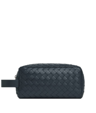 Load image into Gallery viewer, INTRECCIATO TRAVEL POUCH (BLACK)