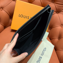 Load image into Gallery viewer, LOUIS MONOGRAM POUCH (GREY)