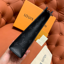 Load image into Gallery viewer, LOUIS MONOGRAM POUCH (GREY)