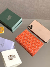 Load image into Gallery viewer, GRENELLE PASSPORT HOLDER (ORANGE)