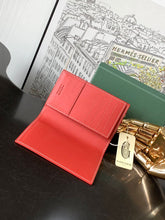 Load image into Gallery viewer, GRENELLE PASSPORT HOLDER (RED)