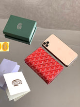 Load image into Gallery viewer, GRENELLE PASSPORT HOLDER (RED)