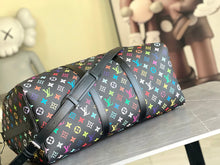 Load image into Gallery viewer, LOUIS X TM KEEPALL BANDOULIERE 50 (BLACK MULTICOLOUR)