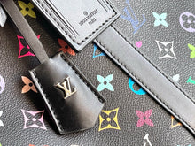 Load image into Gallery viewer, LOUIS X TM KEEPALL BANDOULIERE 50 (BLACK MULTICOLOUR)