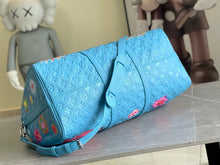 Load image into Gallery viewer, LOUIS X YK KEEPALL BANDOULIERE 50 (BLUE)