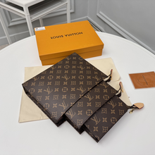 Load image into Gallery viewer, LOUIS TOILETRY MONOGRAM TRIO POUCH
