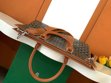 Load image into Gallery viewer, MORVAN DOCUMENT CASE (BLACK TAN)