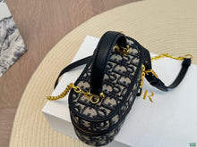 Load image into Gallery viewer, CHRISTIAN 30 MONTAIGNE MINI VANITY BAG (NAVY)