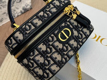 Load image into Gallery viewer, CHRISTIAN 30 MONTAIGNE MINI VANITY BAG (NAVY)