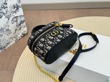 Load image into Gallery viewer, CHRISTIAN 30 MONTAIGNE MINI VANITY BAG (NAVY)