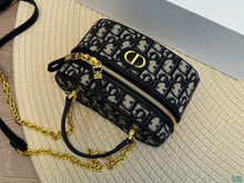 Load image into Gallery viewer, CHRISTIAN 30 MONTAIGNE MINI VANITY BAG (NAVY)