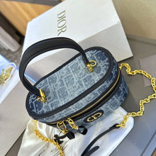 Load image into Gallery viewer, CHRISTIAN 30 MONTAIGNE MINI VANITY BAG (DENIM)