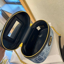 Load image into Gallery viewer, CHRISTIAN 30 MONTAIGNE MINI VANITY BAG (DENIM)