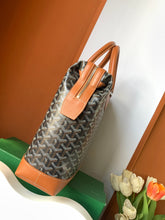 Load image into Gallery viewer, CISALPIN DOCUMENT CASE (BLACK TAN)