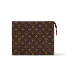 Load image into Gallery viewer, LOUIS MONOGRAM POUCH (BROWN)