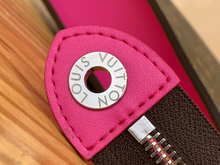 Load image into Gallery viewer, LOUIS MONOGRAM POUCH (BROWN AND PINK)