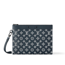 Load image into Gallery viewer, LOUIS MONOGRAM POUCH INK TO-GO (BLUE)