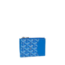 Load image into Gallery viewer, BOURBON ZIPPED CARD HOLDER (BLUE)