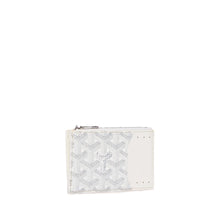 Load image into Gallery viewer, BOURBON ZIPPED CARD HOLDER (WHITE)